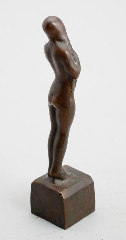 ANDERS OLSON, skulptur, brons, signerad.