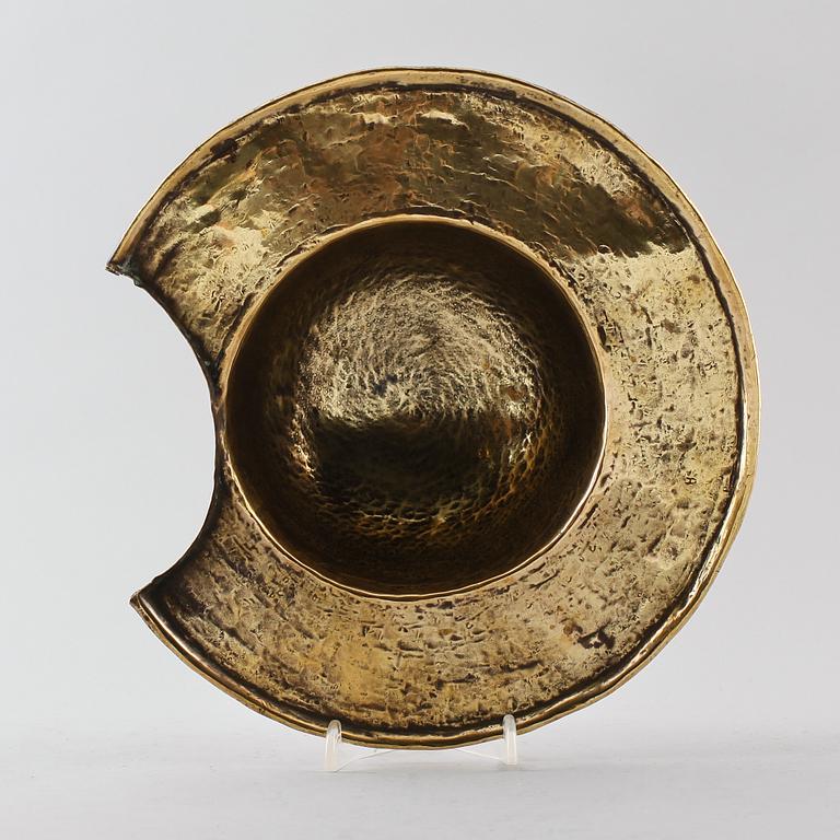 BARBERARSKÅL, mässing, 1700-/1800-tal.