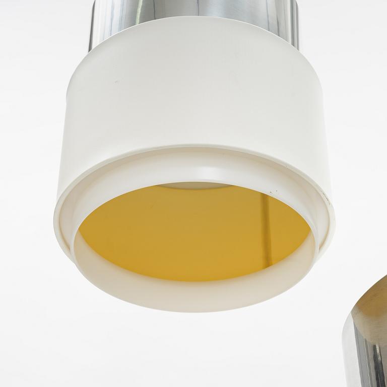 A set of three 'Cylindus' ceiling lights, Luxus, Vittsjö, 1970's.