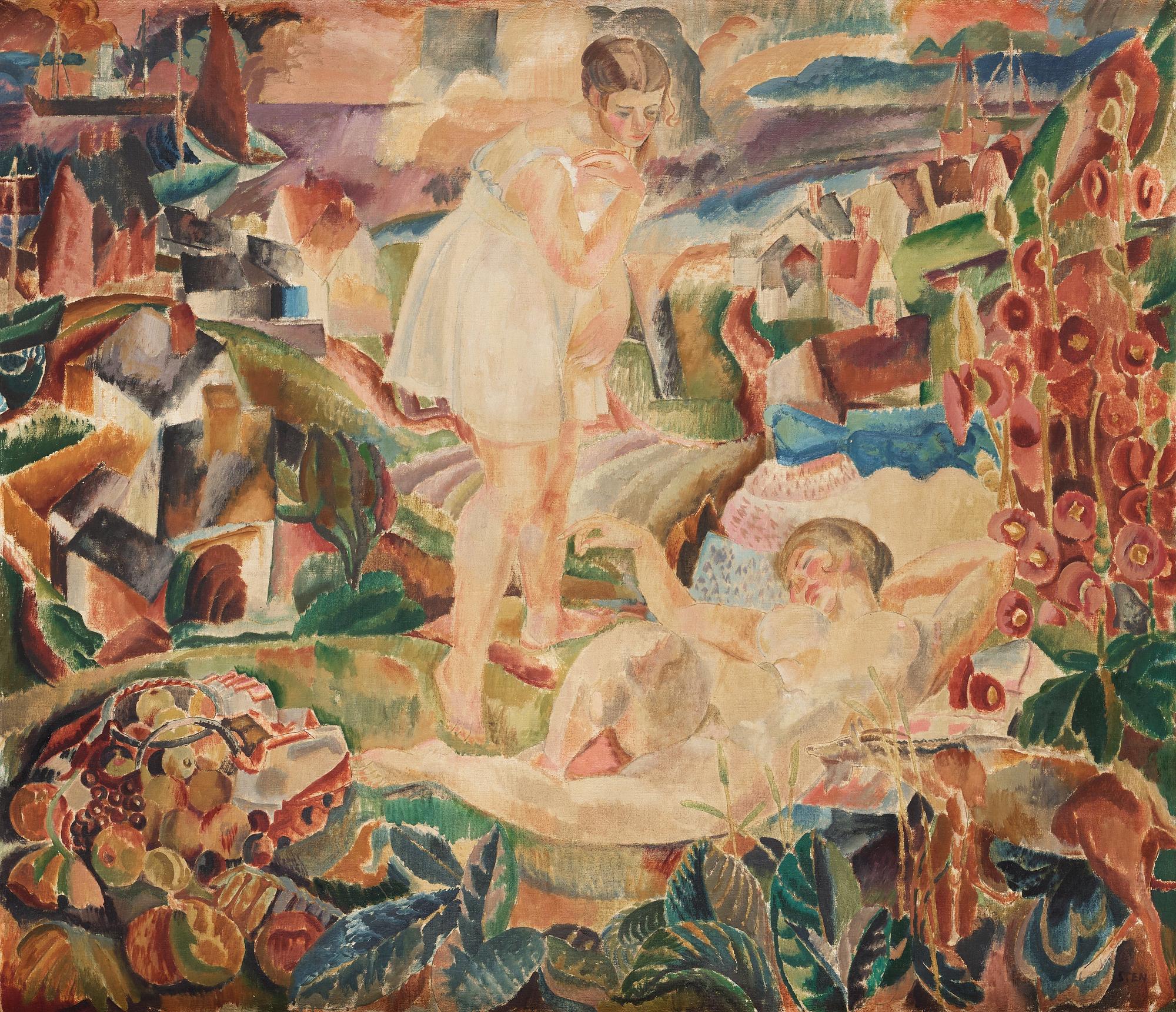 John Sten, "Sovande kvinna" (Sleeping woman).