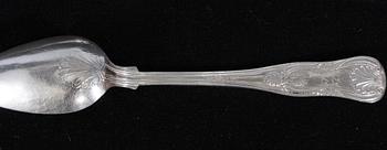 TESKEDAR, 17 st. Silver. Flertal mästare 1855-85.