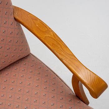 A pair of armchairs, Swedish Modern, 1940s.