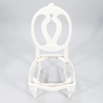 A Gustavian chair by master Melchior Lundberg (Master 1775-1812), Stockholm.