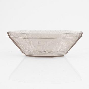 Simon Gate, a 'Paradis' glass bowl, Orrefors.