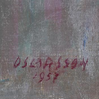BERNHARD OSCARSSON, olja på duk, sign.