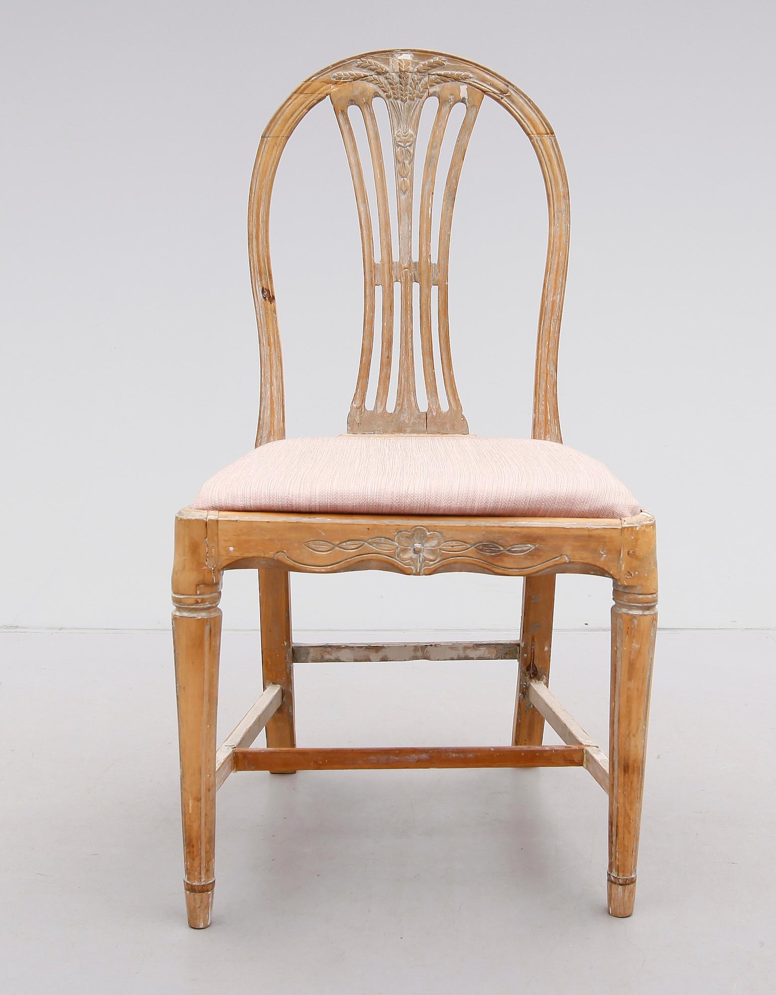 STOL, gustaviansk, omkring år 1800.