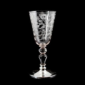 POKALGLAS, omkring 1800.