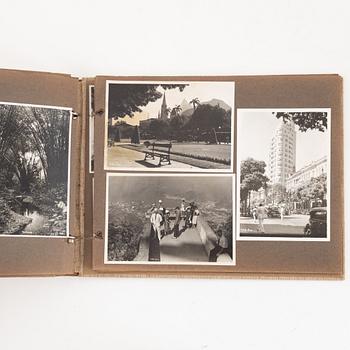 Eight parts memorabilia from the Swedish American Line.