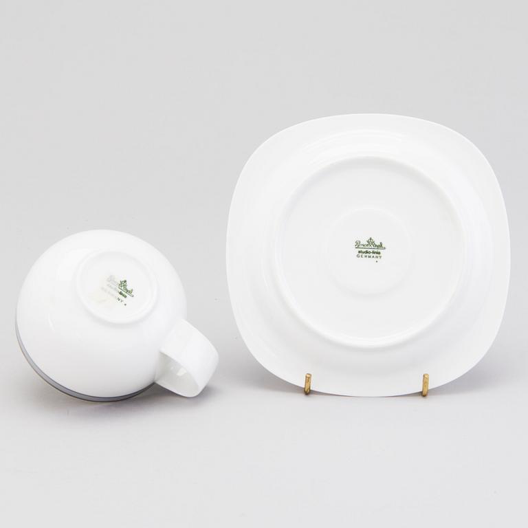 A 52-piece set of "Suomi"  tableware designed by Timo Saarpaneva 1976, for Rosenthal Studio-line.