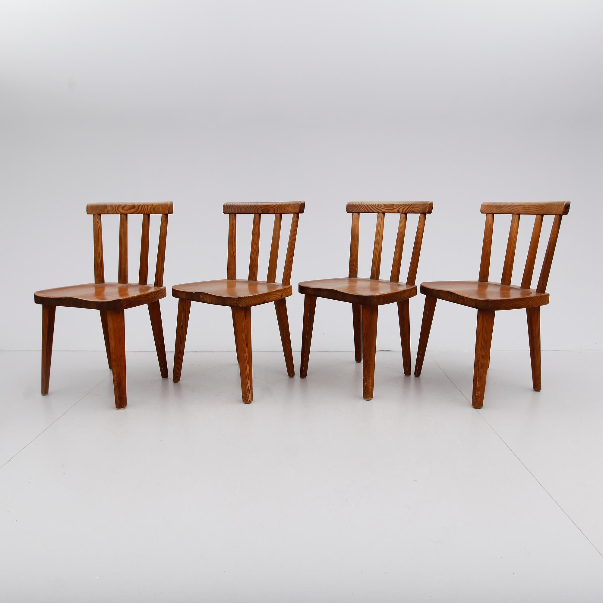 STOLAR, 4 st, "Utö", Axel Einar Hjort, NK, 1930-tal.