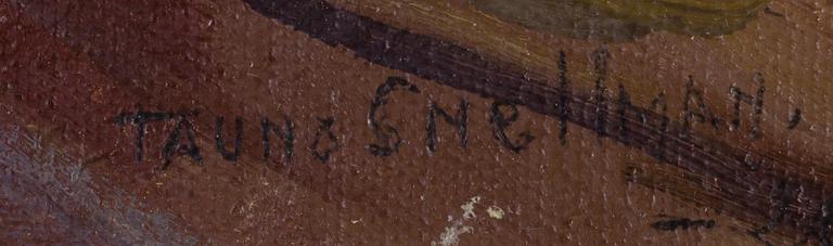 TAUNO SNELLMAN, olja på duk, signerad och daterad -26.