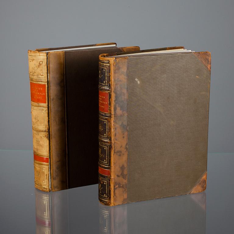 BOKVERK, vol. I och II "Säterier och Storgårdar i Finland" av Gabriel Nikander och Eino Jutikkala.