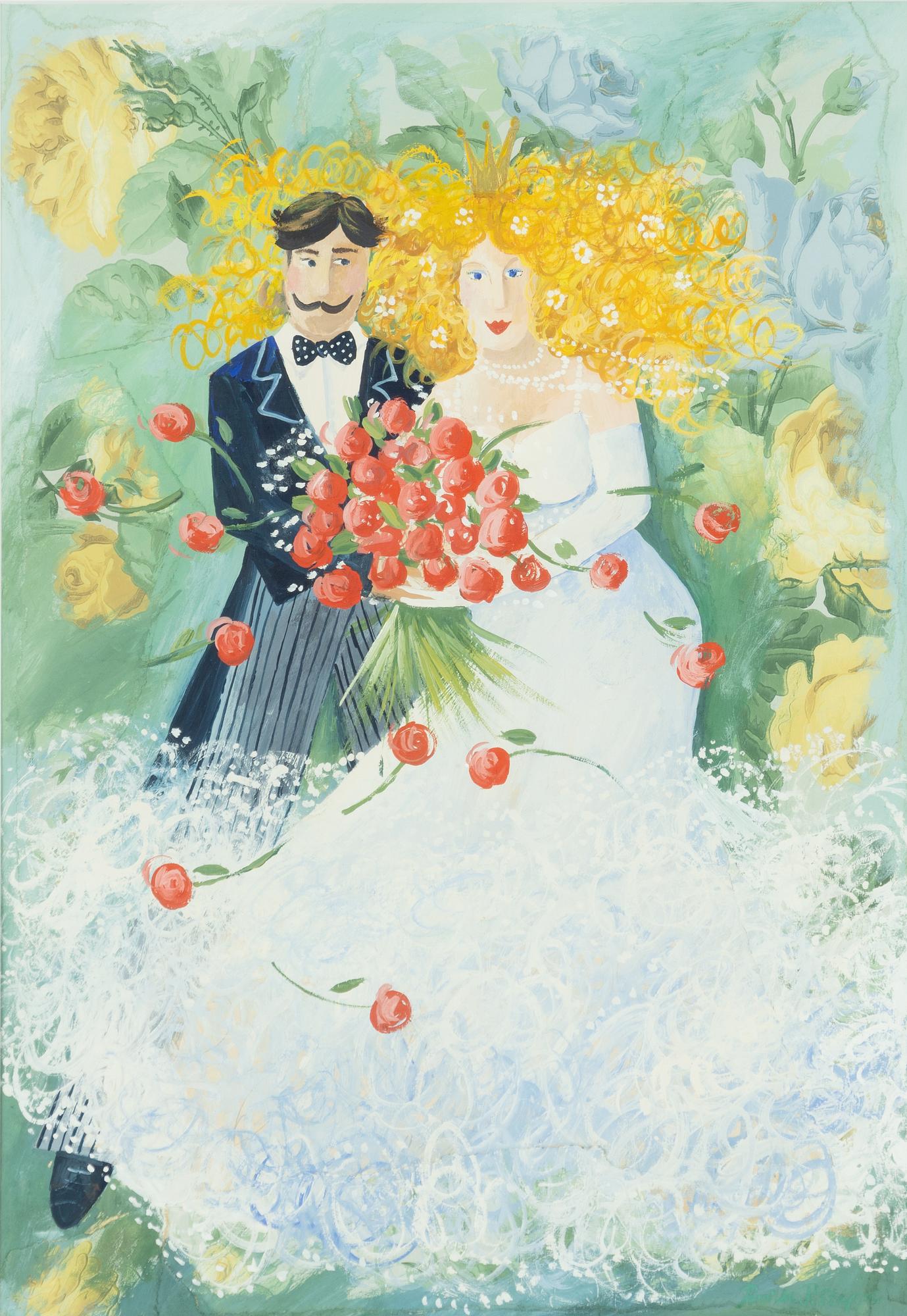 Pernilla Stappe, wedding couple.