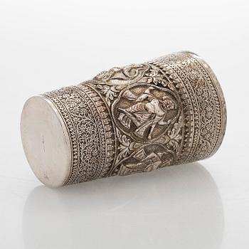 A silver beaker, presumably India, Finnish control marks, Helsinki 1969.