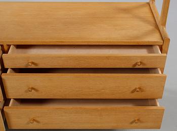 BOKHYLLA. Hans J Wegner, RY Möbler, Danmark, 1900-talets andra hälft.