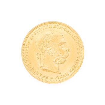 Gold coin, Austria-Hungary, 20 Corona, 1894.