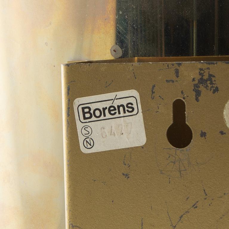 Vägglampor, ett par, modell "6477", Boréns, 1960/1970-tal.