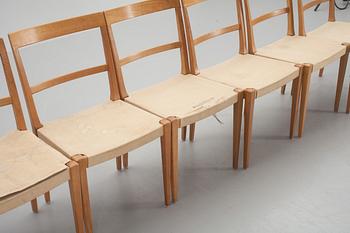 STOLAR, 6 st, "Mimat", Bruno Mathsson, Bruno Mathsson International.