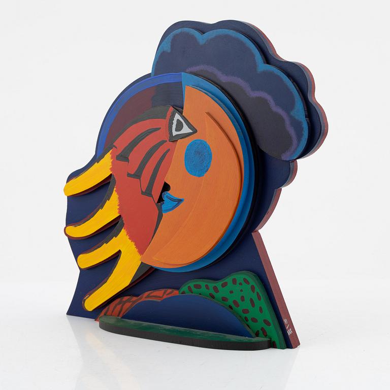 Beverloo Corneille, "Oiseaux et lune".