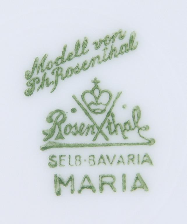 MATSERVIS, 85 delar, porslin, "Maria", Rosenthal.