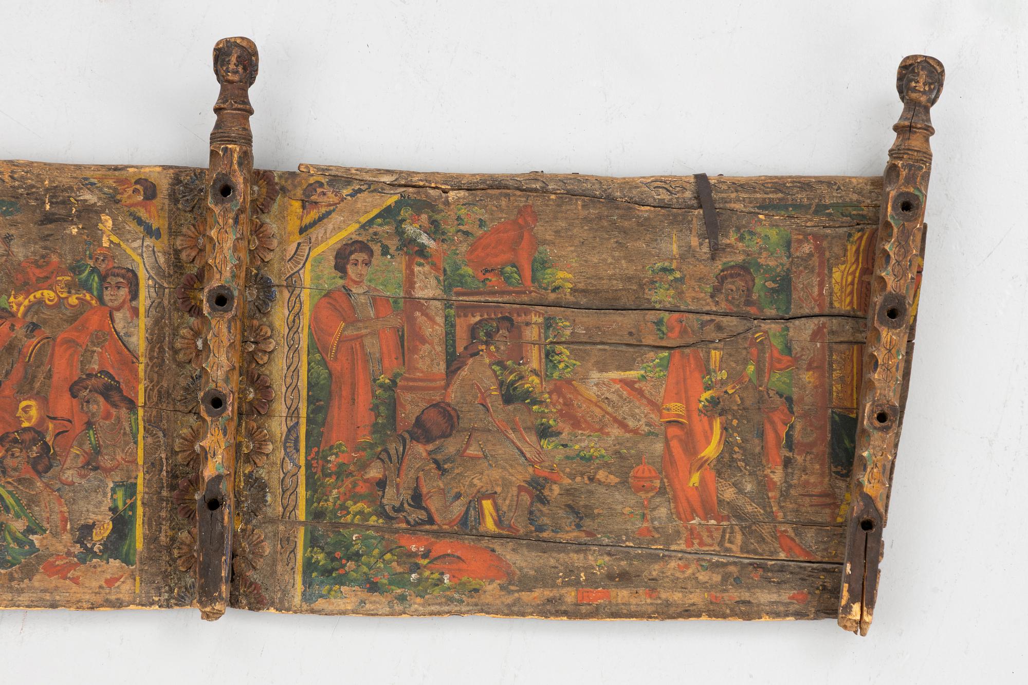 Del av vagn, troligtvis Östeuropa, 1700-tal.