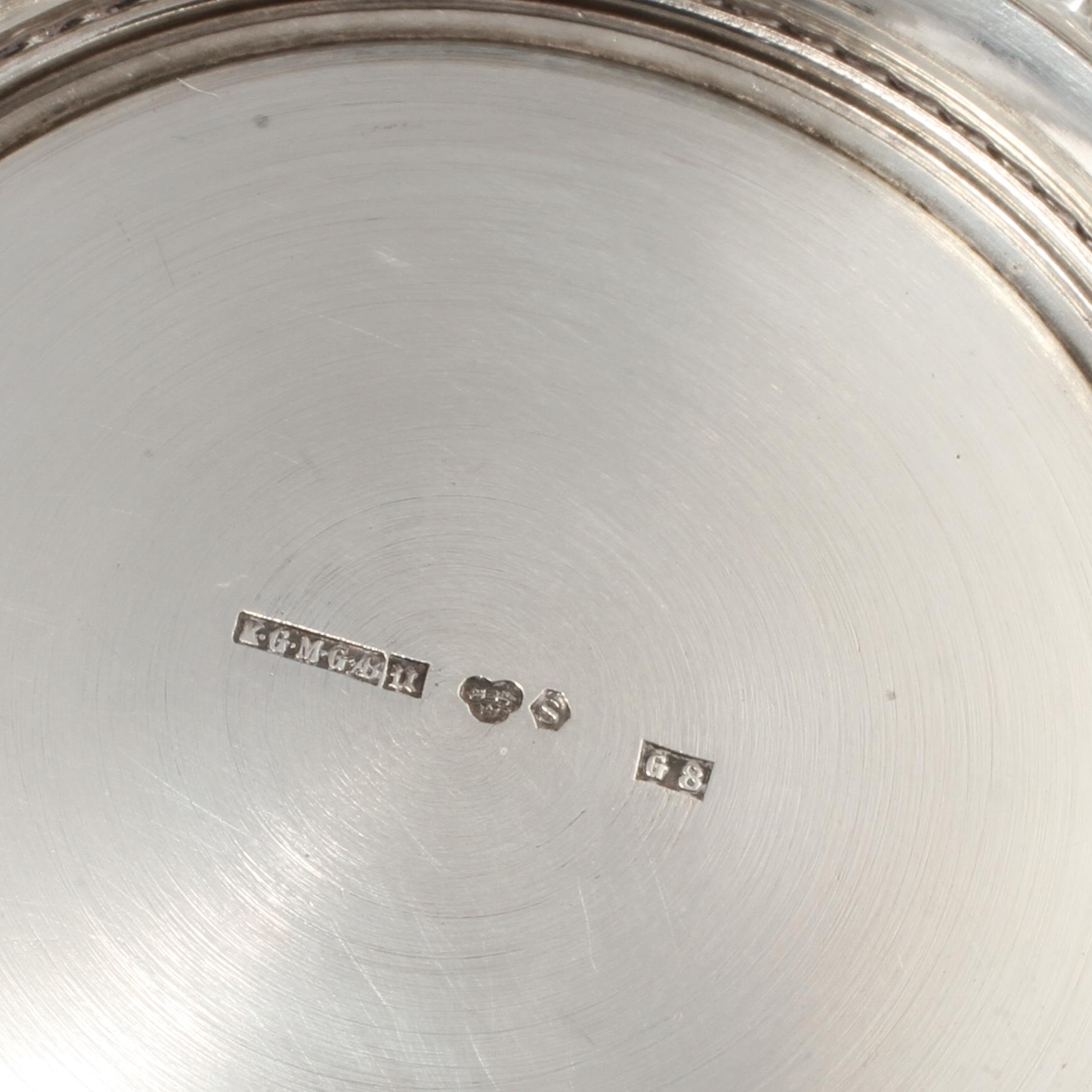 PARTI SILVER, 4 delar, Sverige, 1900-talets första hälft. Vikt 670 g.