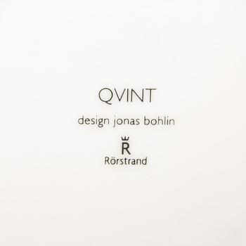 Jonas Bohlin, service pieces, 61 pcs, porcelain, "Qvint", Rörstrand.