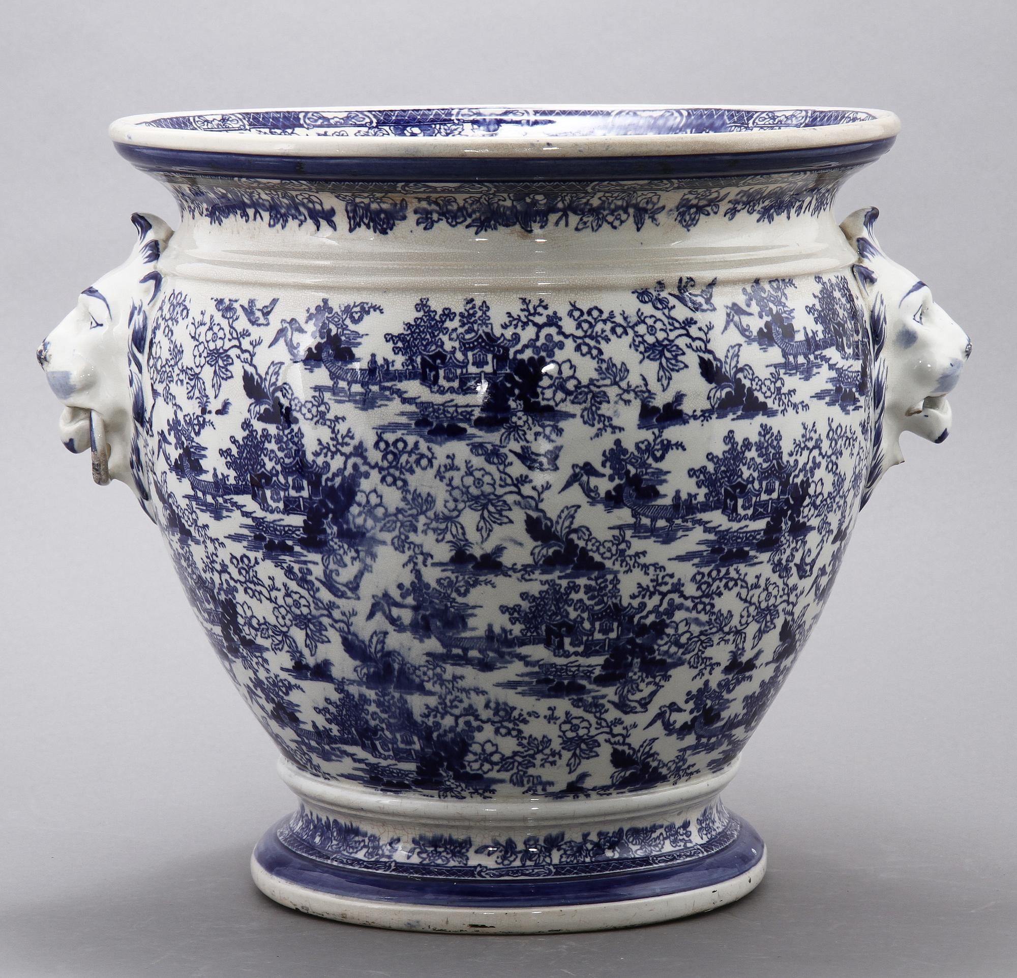 KRUKA, flintgods,  Gustavsberg, 1900-talets första hälft.