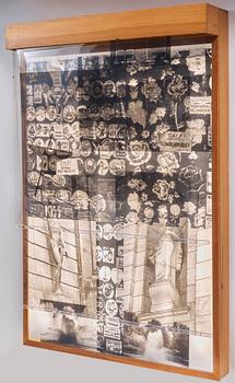 Robert Rauschenberg, Robert Rauschenberg, "Sling-Shots lit #6, Black State".