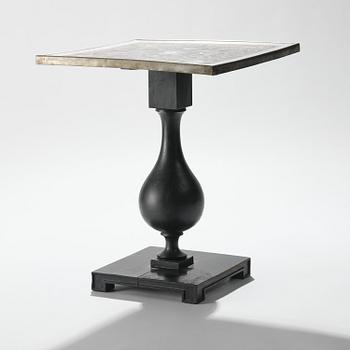 Anna Petrus, a pewter top tray table on a base by Uno Åhrén, executed in her studio, Stockholm, ca 1922-25.