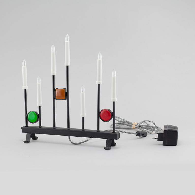A "Fantasy" advent candelabra by Gnosjö Konstsmide during the second part of the 21th century.