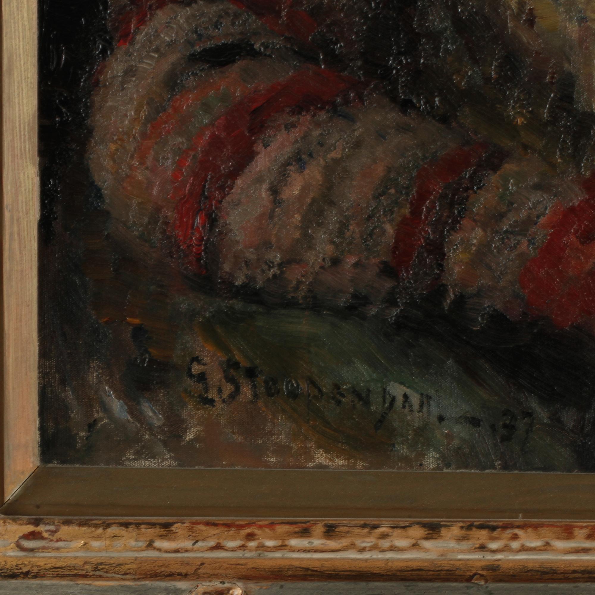 GEORG STOOPENDAAL, olja på duk, signerad och daterad -37.