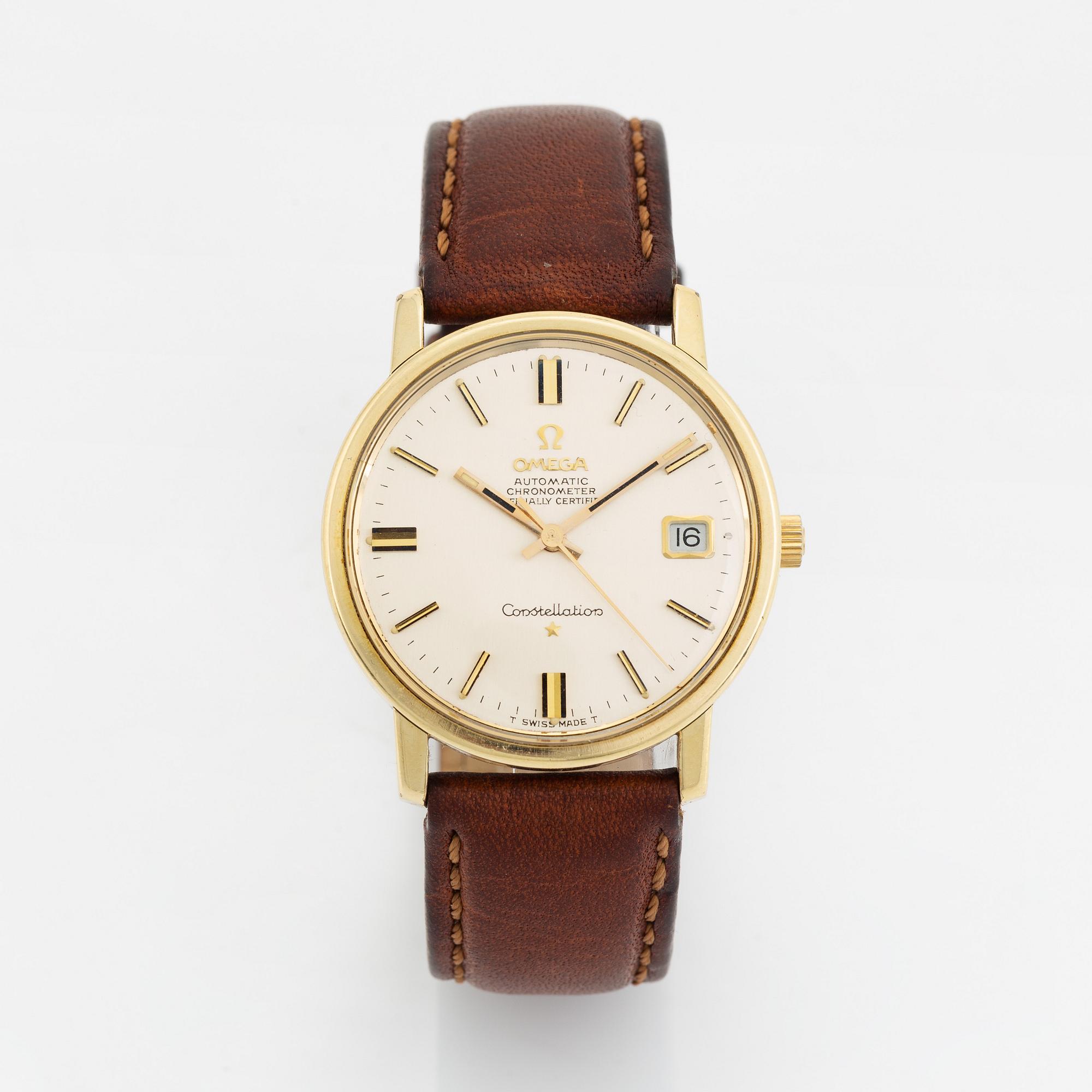 Omega, Constellation, wristwatch, 35 mm.