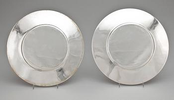 KUVERTTALLRIKAR, 2st, sterling silver, Sigurd Persson, Stockholm, 1956. Vikt ca1009g.