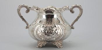 SOCKERSKÅL, silver, GAB Stockholm 1915. Vikt ca 385,5 g.