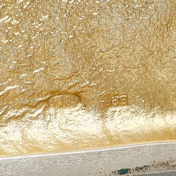 CIGARETTETUI, silver, Ryssland 1800/1900-tal. 210gr.