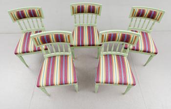 STOLAR, 5 st, sengustavianska, omkring år 1800.