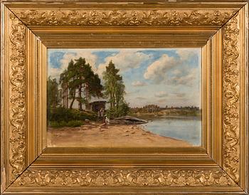 ELIAS MUUKKA, COTTAGE BY THE SEA.