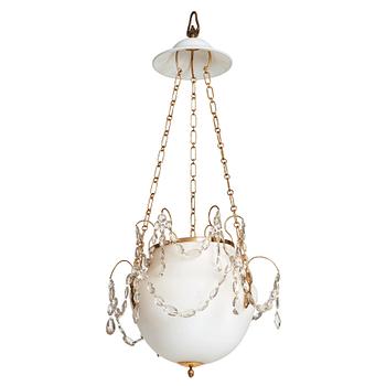 83. A Gustavian-style 20th century one-light hanging-lamp.