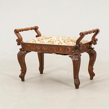 Bench in Rococo style, 20th century.