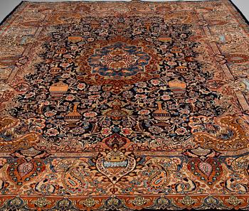 A KASHMAR RUG, 380 x 301 cm.