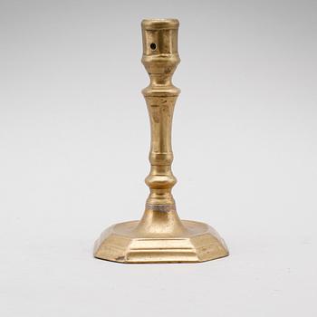 LJUSSTAKE, barock, mässing, 1700-tal.