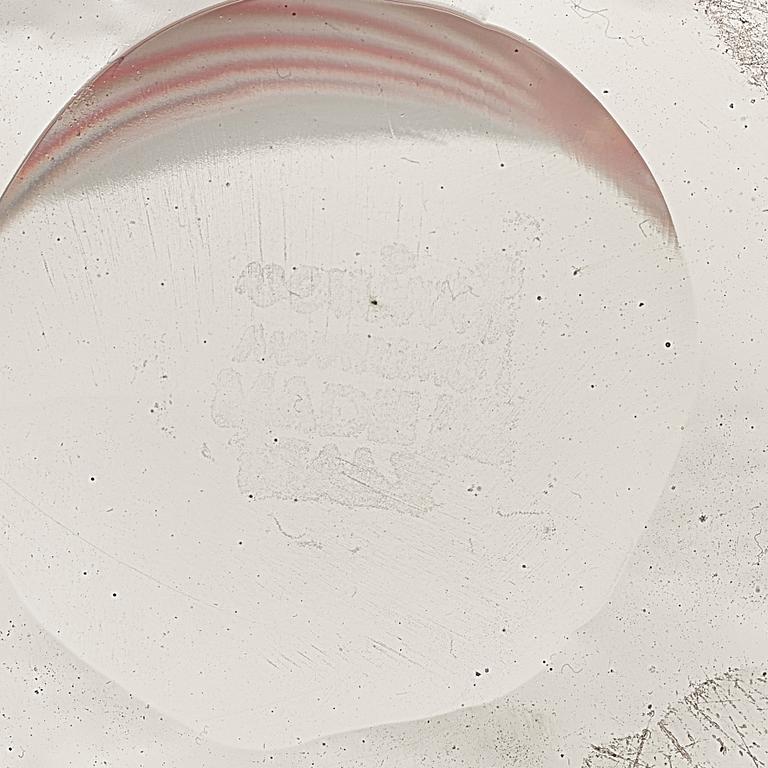 Tyra Lundgren, a 'Fenicio' model 3863 glass vase, Venini, Murano, Italy 1950s-60s.