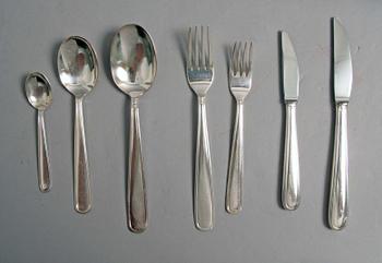 BESTICK, silver, 56 delar, "Ambassad", GAB.