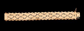 ARMBAND, 18 k guld (750), fantasilänk. Vikt ca 34 gram.