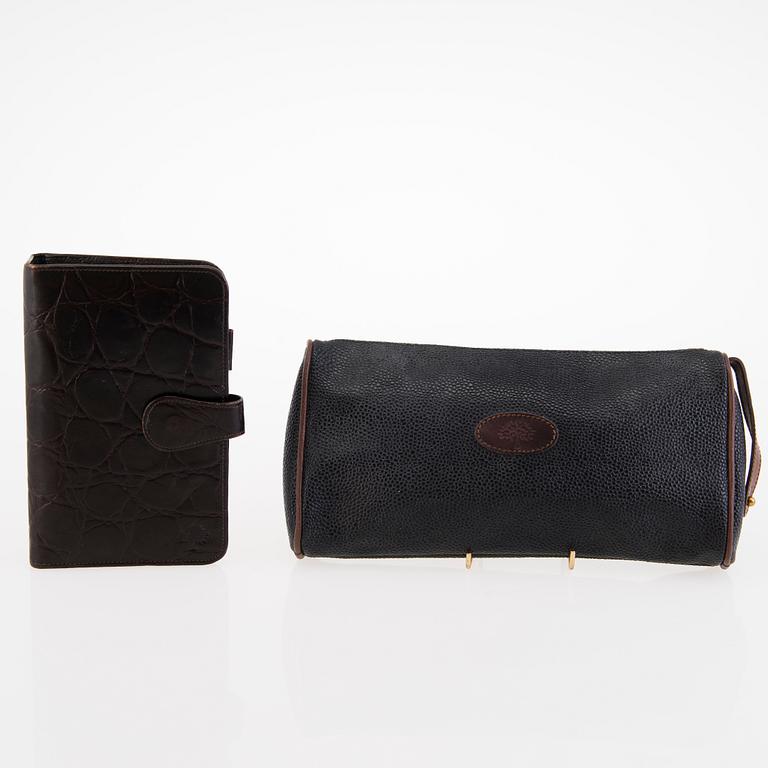 MULBERRY, NECESSÄR OCH FILOFAX.