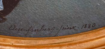 ELISE ARNBERG, gouacher, ett par. Sign samt en dat 1880.