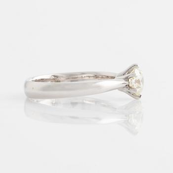 Ring with brilliant cut diamond 0.71 ct.