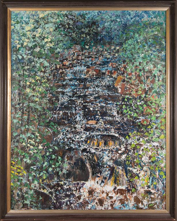 Erkki Luhtala, öljy kankaalle, signeerattu ja päivätty 1972.