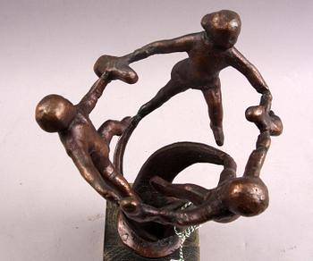 BROR FORSLUND, skulptur, brons, nr plakett 337.